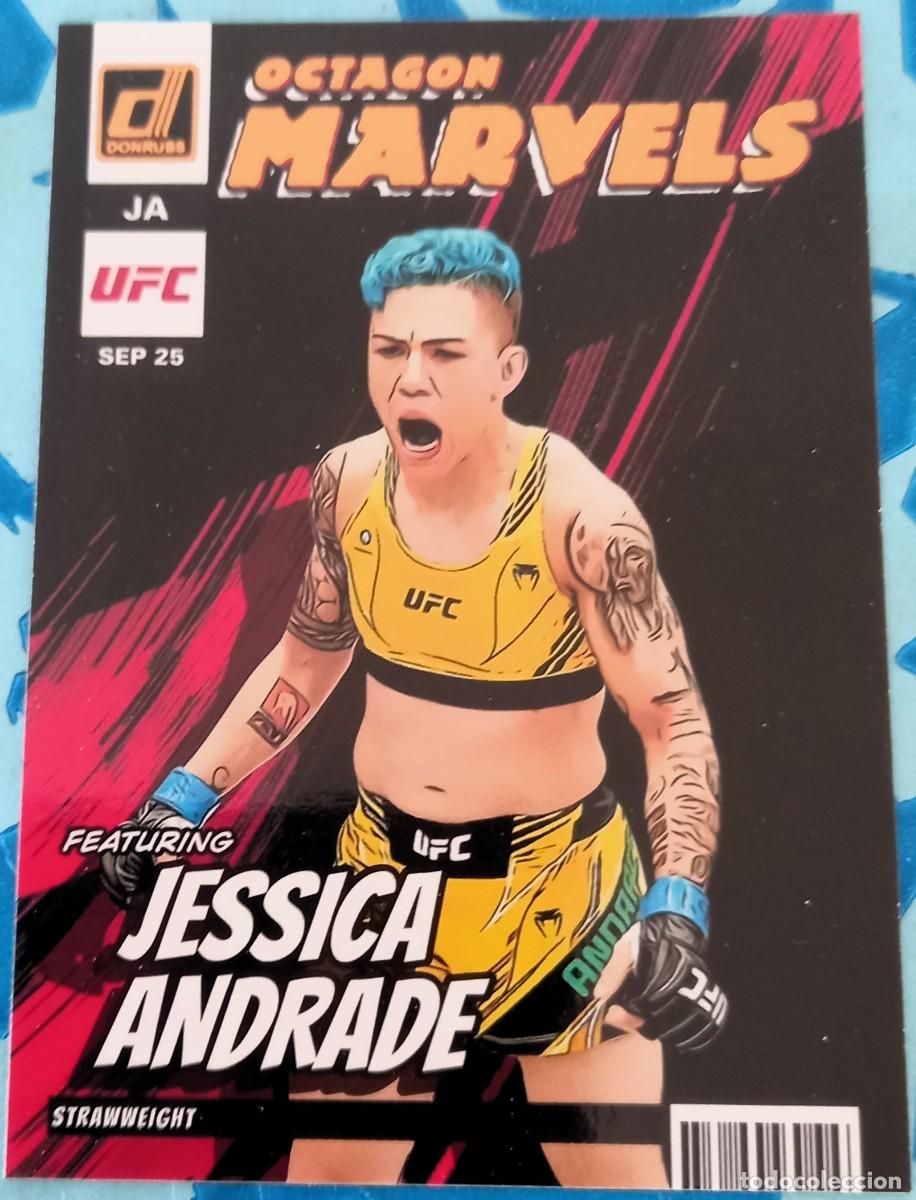 Coleccionismo deportivo: Jessica Andrade Panini Donruss UFC Octagon Marvels
