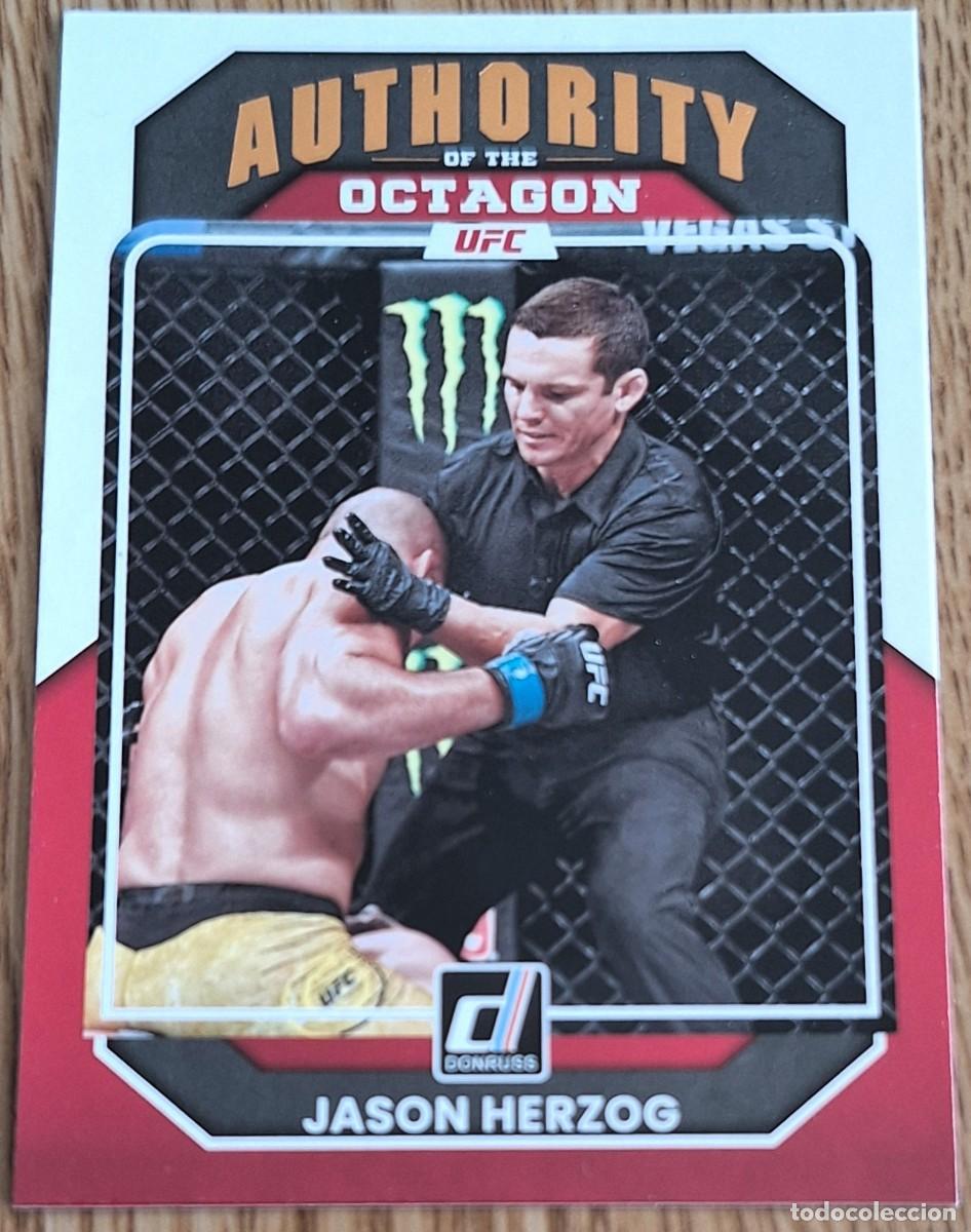 Coleccionismo deportivo: Jason Herzog Panini Donruss UFC Authority of the Octagon