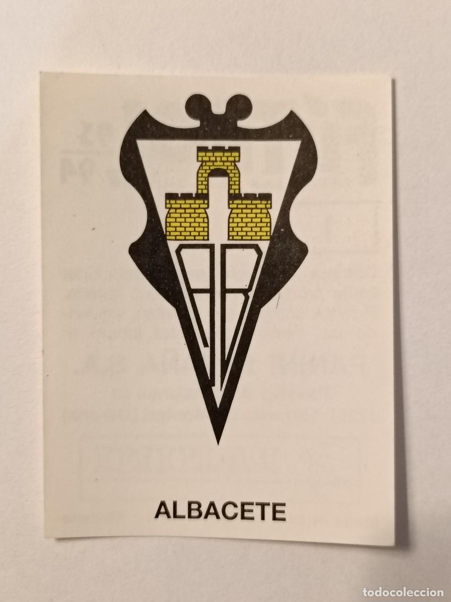 Coleccionismo deportivo: #1 ESCUDO ALBACETE LIGA 93/94 PANINI
