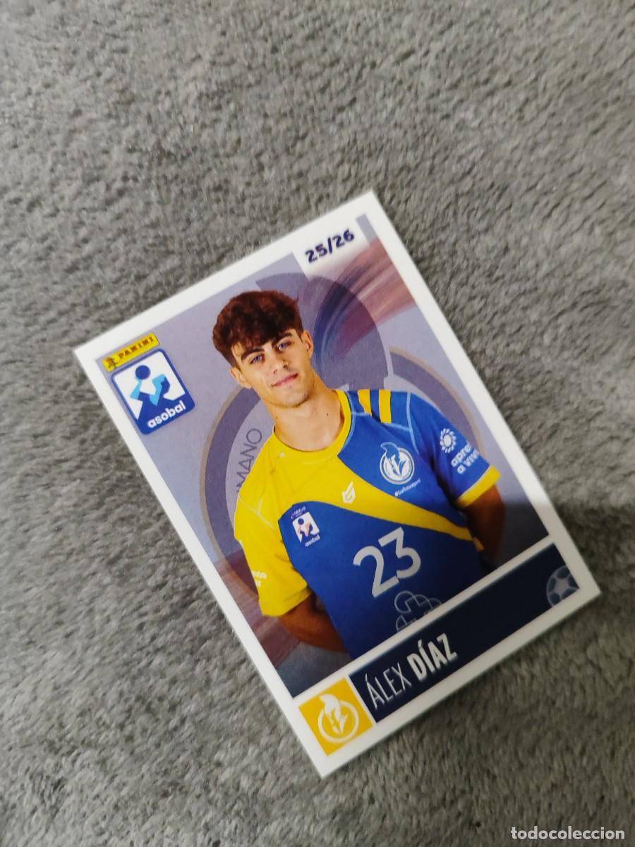 Coleccionismo deportivo: 128 &Aacute;LEX D&Iacute;AZ RECOLETAS AT. VALLADOLID LIGA NEXUS ENERGIA ASOBAL 2025 2026 PANINI 25 26 BALONMANO