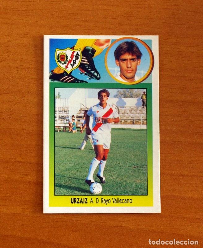 Coleccionismo deportivo: Rayo Vallecano - Urzaiz - Fichaje n&ordm; 25 - Ediciones Este Liga 1993-1994, 93-94 -Cart&oacute;n -Nunca Pegado