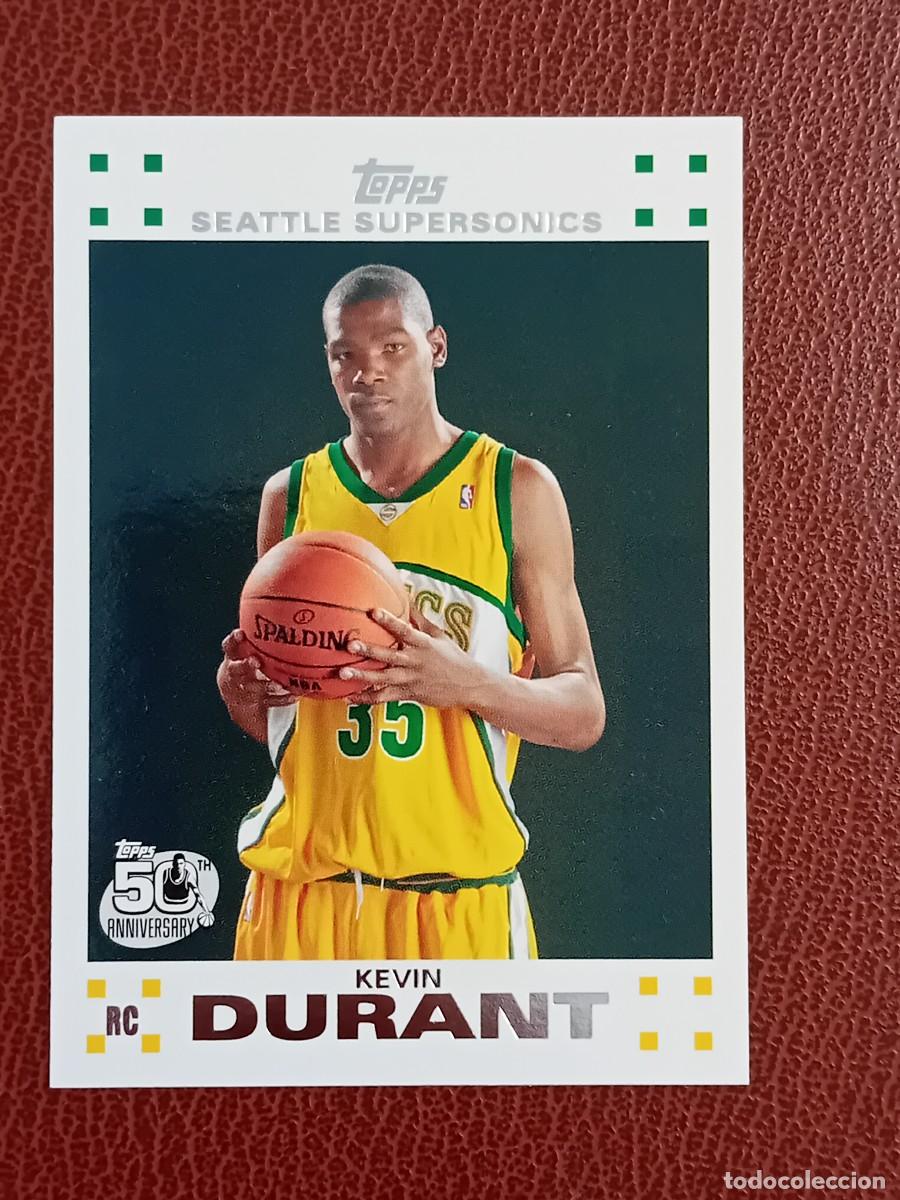 Coleccionismo deportivo: Rookie Card 2 Kevin Durant Seattle Supersonics Topps 2007-2008