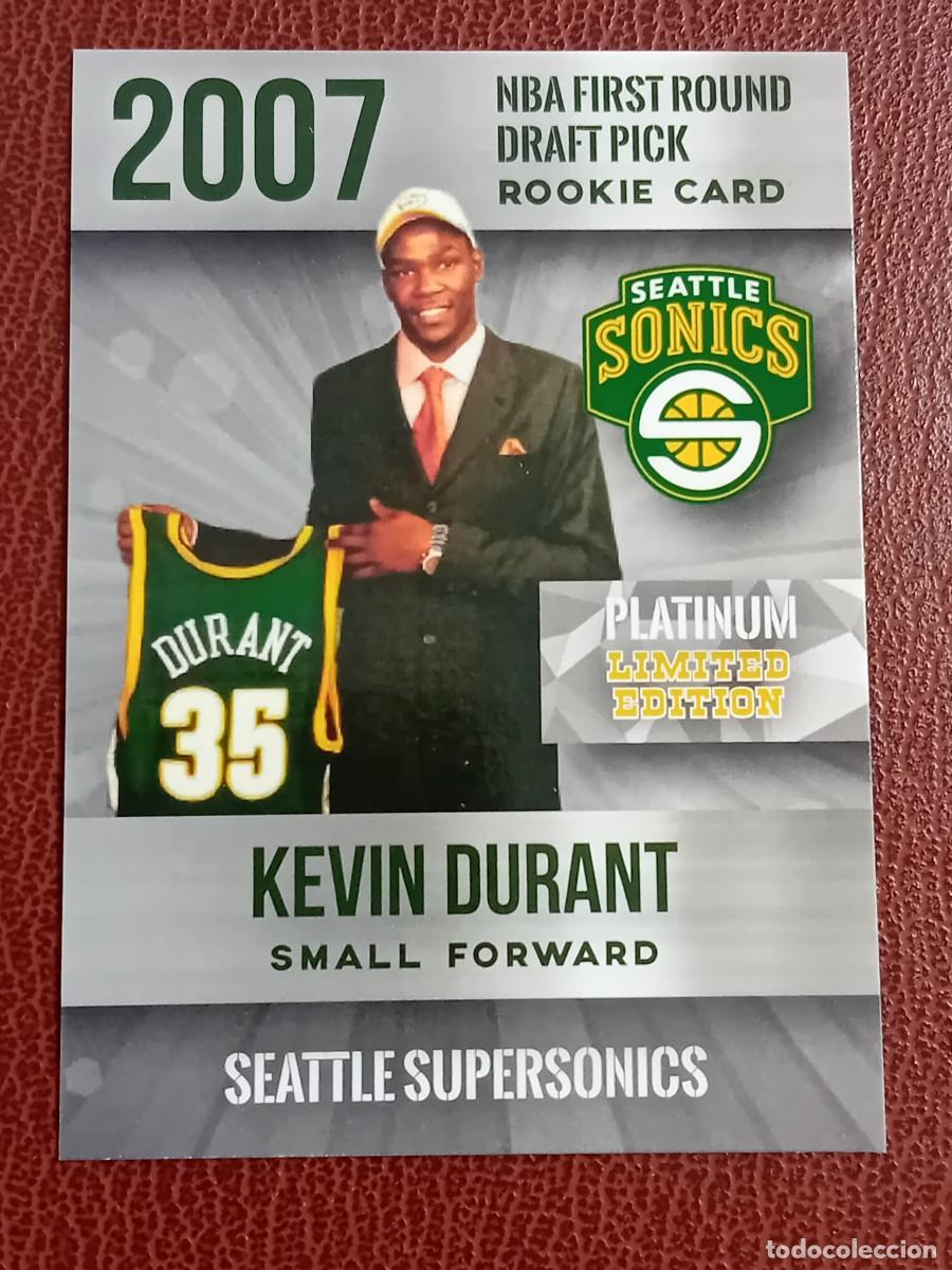 Coleccionismo deportivo: Rookie Card Kevin Durant Seattle Supersonics Rookie Phenoms Limited Edition
