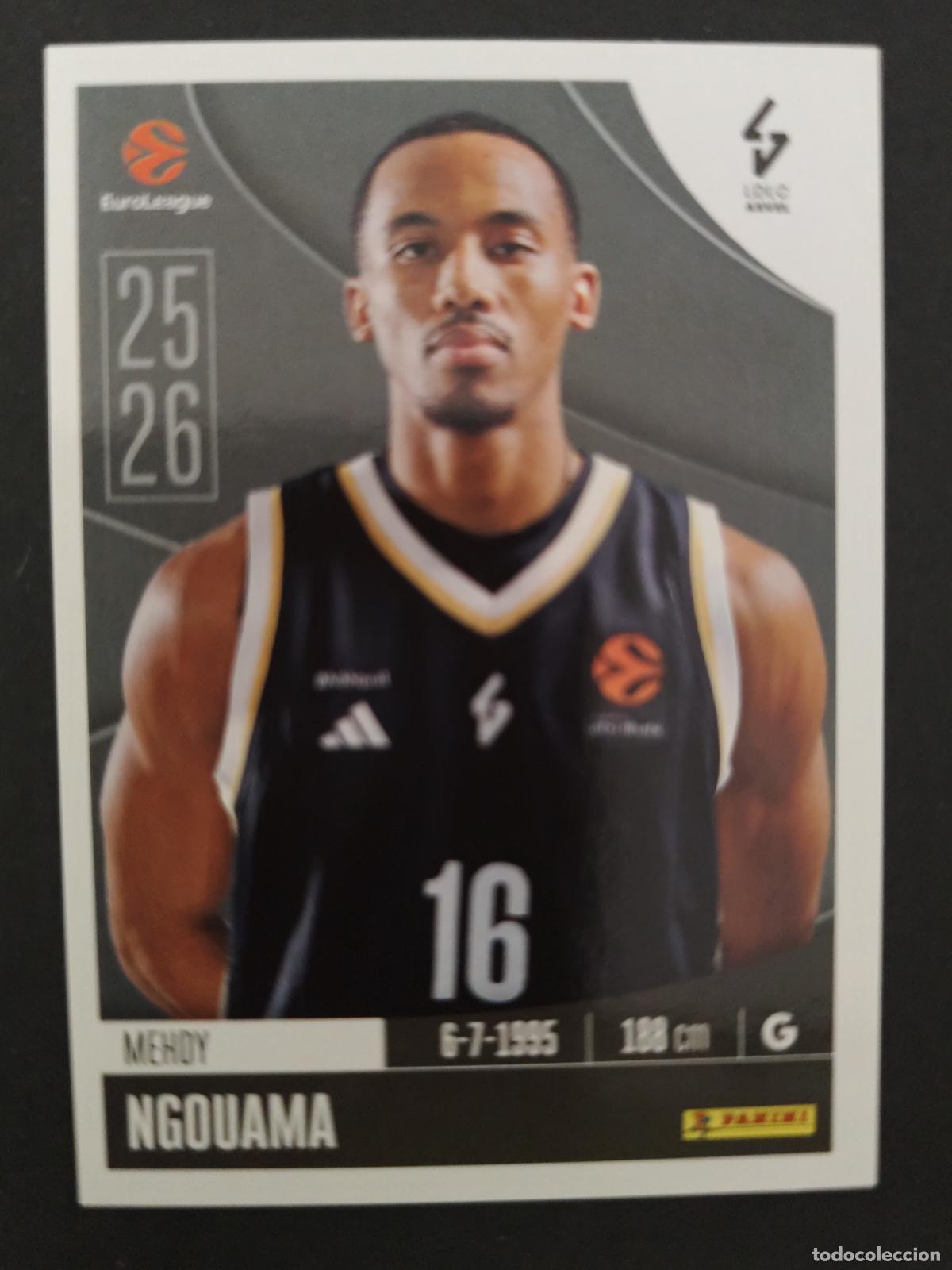 Coleccionismo deportivo: 219 MEHDY NGOUAMA ASVEL VILLEURBANNE EUROLEAGUE 2025 2026 25 26 BALONCESTO