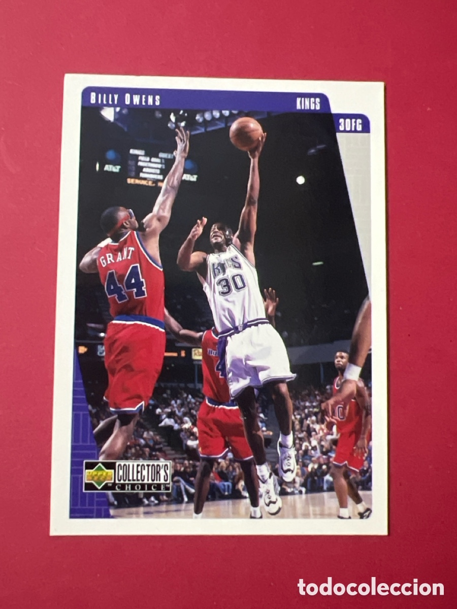 Coleccionismo deportivo: A1105. 1997-98 Collector's Choice Billy Owens Sacramento Kings #123