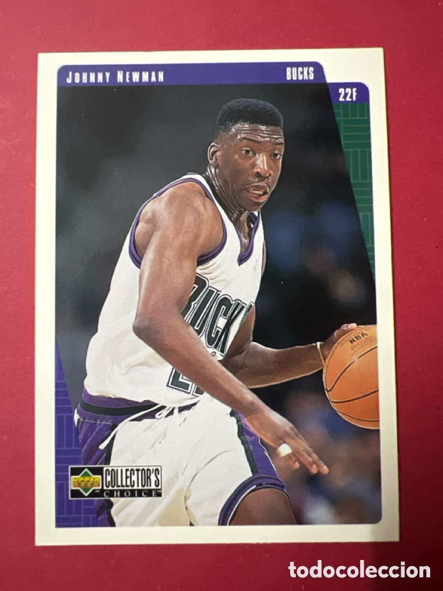 Coleccionismo deportivo: A1113. 1997 Collector's Choice #76 Johnny Newman Milwaukee Bucks