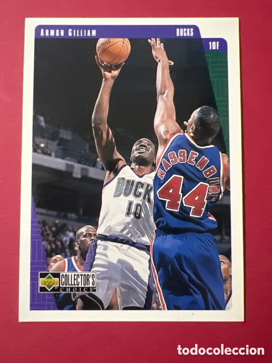 Coleccionismo deportivo: A1114. Armon Gilliam #75 1997-98 Collector's Choice Milwaukee Bucks Basketball
