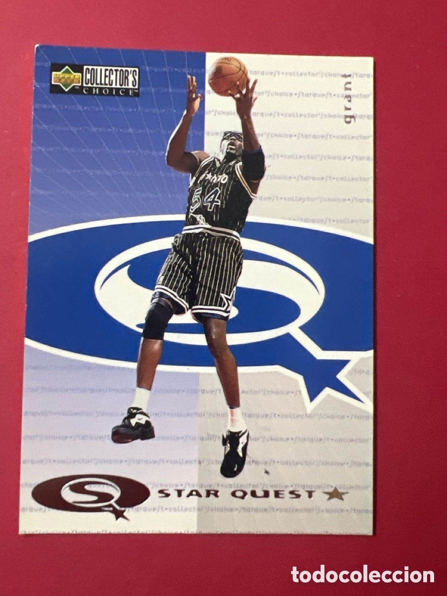 Coleccionismo deportivo: A1122. 1997-98 Collector's Choice StarQuest Horace Grant Orlando Magic #SQ32