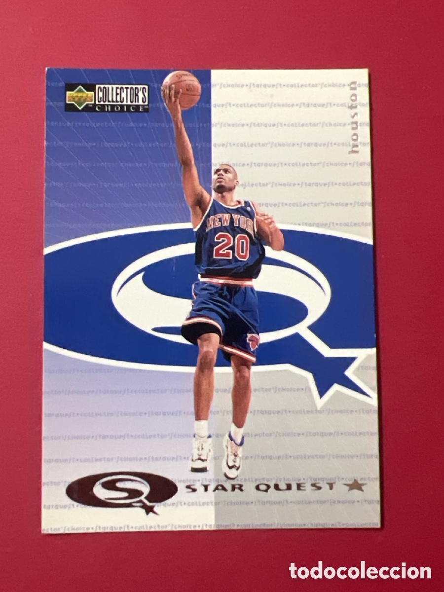 Coleccionismo deportivo: A1127. 1997-98 UD Collector's Choice Starquest #SQ43 Allan Houston New York Knicks card