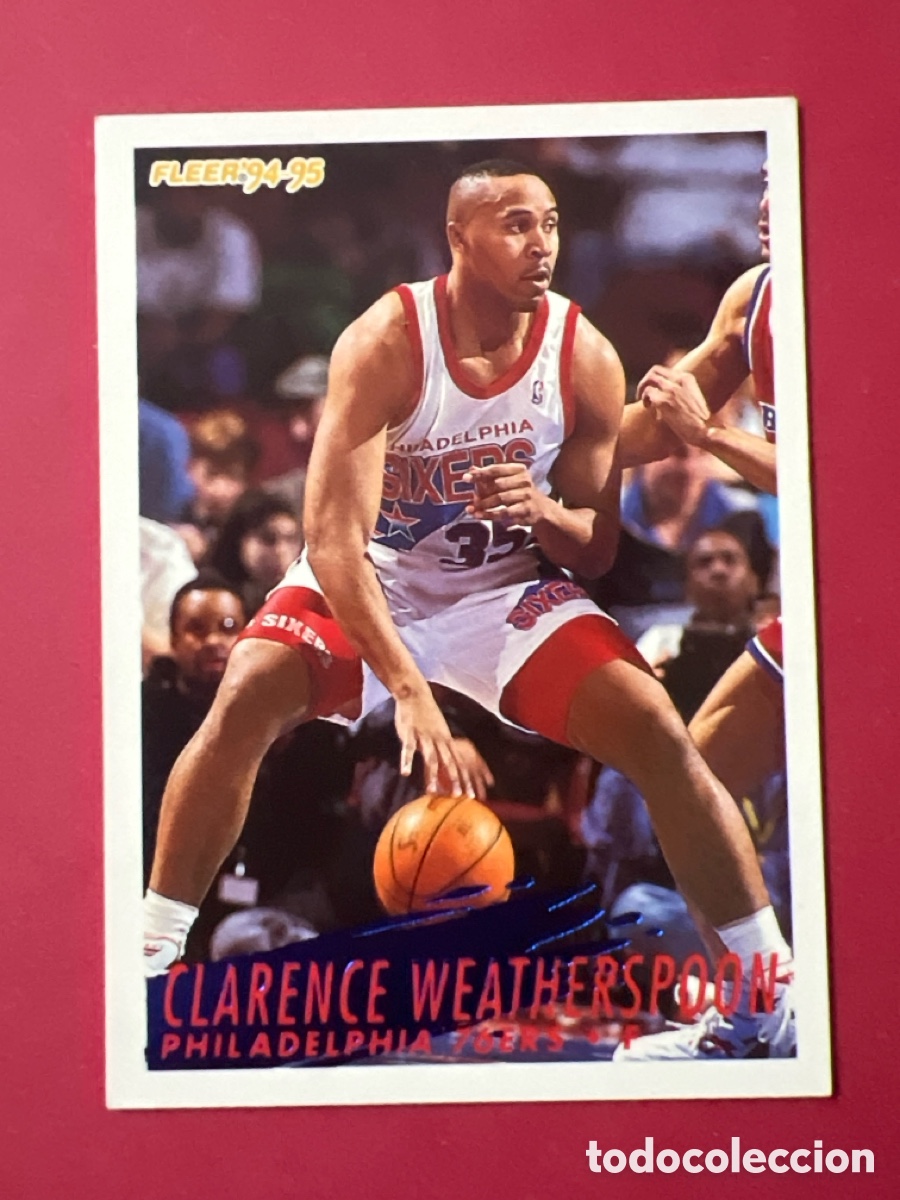Coleccionismo deportivo: A1136. Carta FLEER'94-95 N177 Clarence Weatherspoon