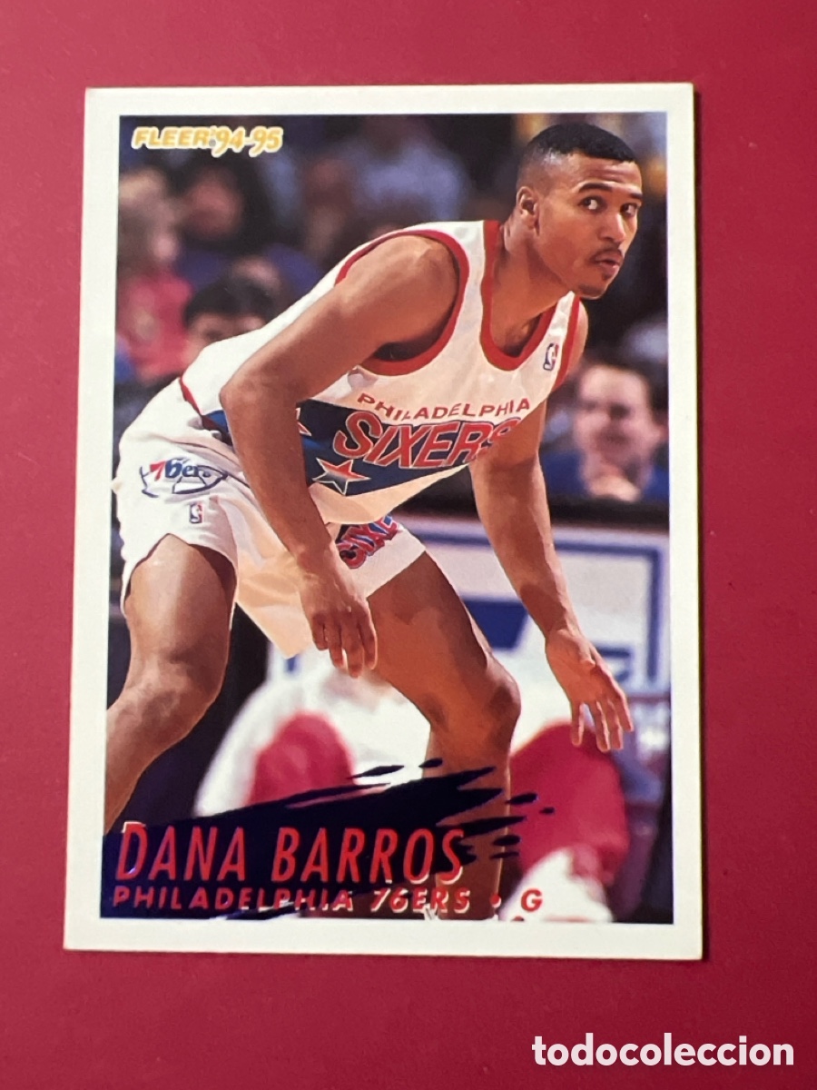 Coleccionismo deportivo: A1137. 1994-95 Fleer #165 Dana Barros NBA Basketball Trading Card