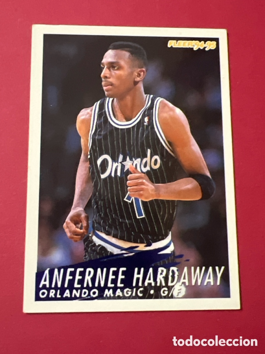 Coleccionismo deportivo: A1179. 1994-95 FLEER Basketball Anfernee Hardaway #159 Orlando Magic