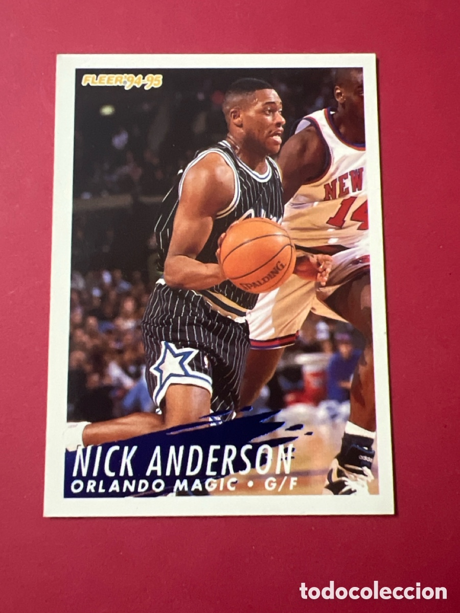 Coleccionismo deportivo: A1212. Carte - Fleer 1994/95 - N&deg;163 - Nick Anderson
