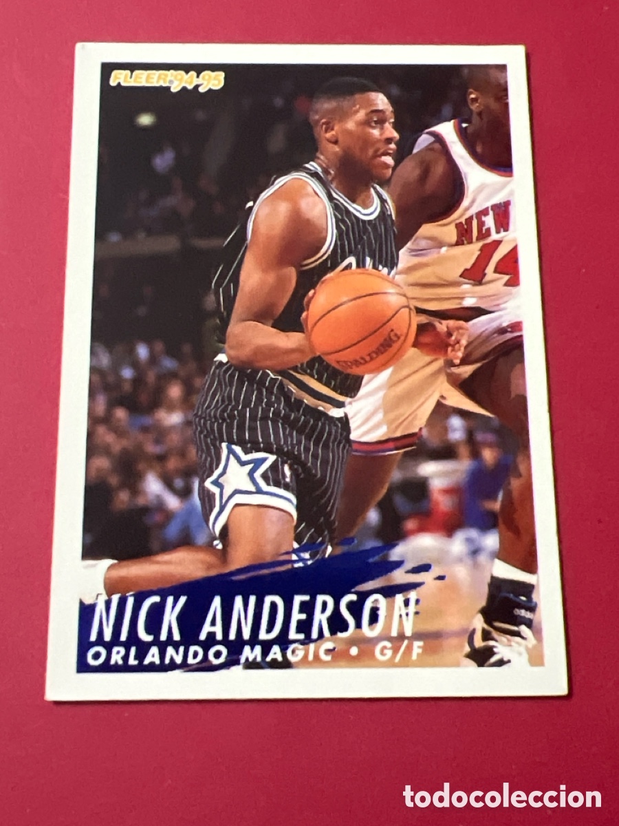 Coleccionismo deportivo: A1227. Carte - Fleer 1994/95 - N&deg;163 - Nick Anderson