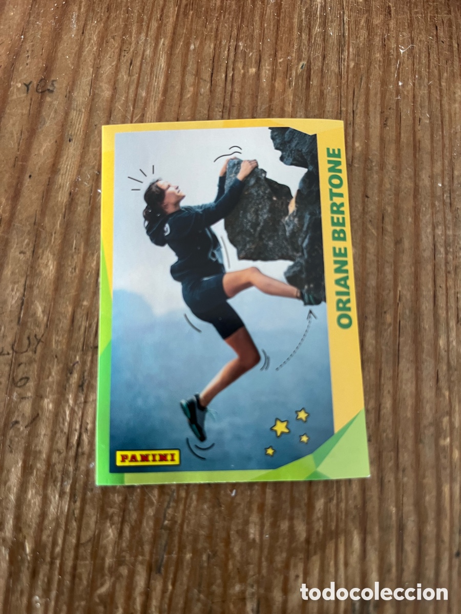 Coleccionismo deportivo: R31860 CROMO SIN PEGAR NUNCA PEGADO PANINI FAMILY DEPORTISTA OLIMPICA ORIANE BERTONE FRANCIA