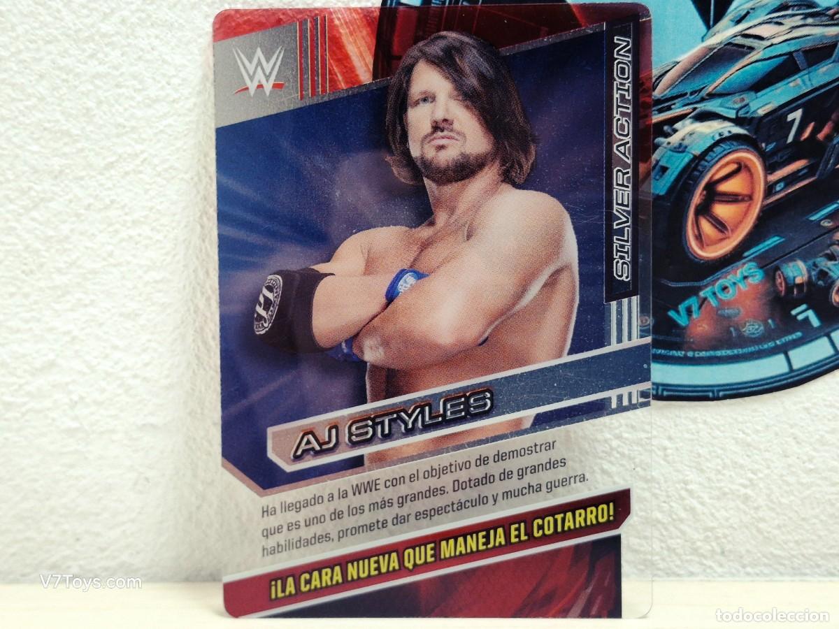 Coleccionismo deportivo: Carta AJ Styles N&ordm; 020 WWE Panini 2016