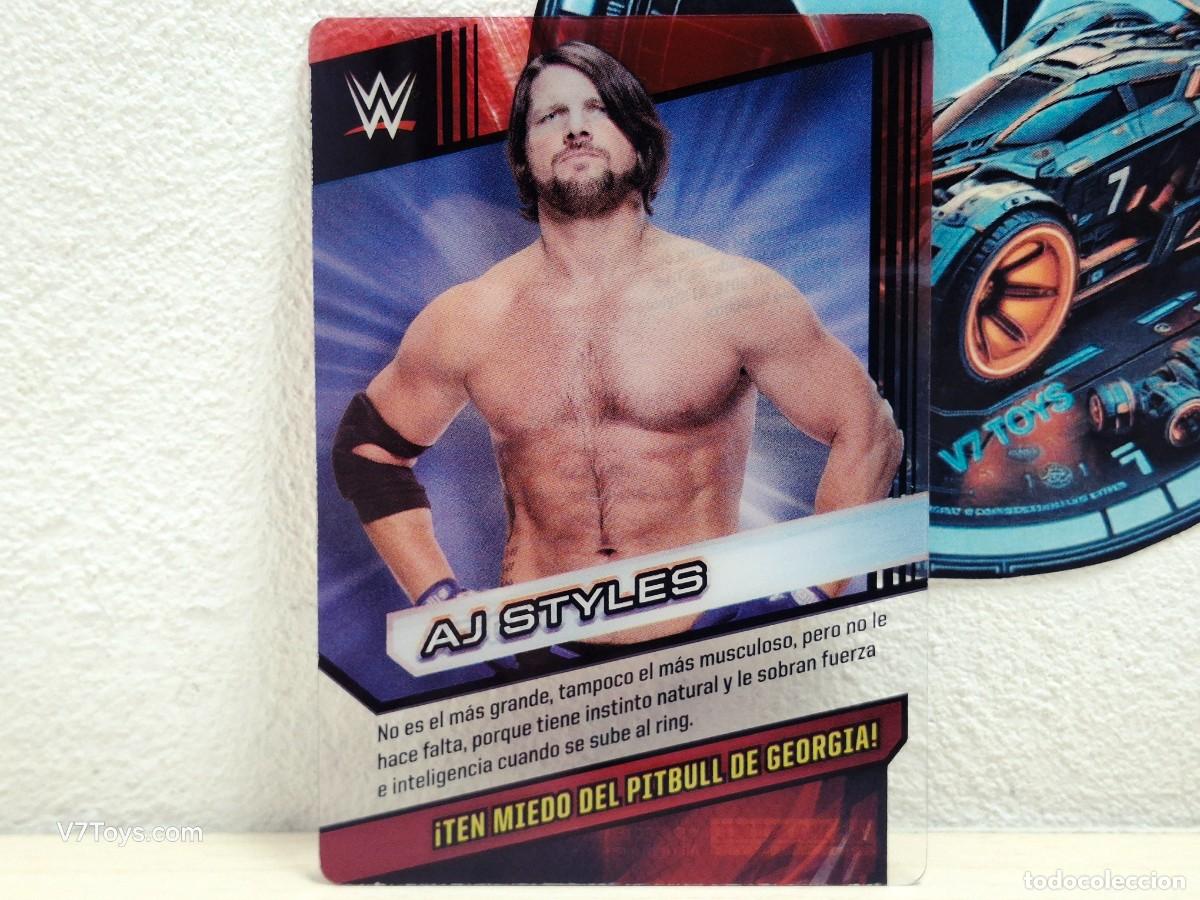 Coleccionismo deportivo: Carta AJ Styles N&ordm; 021 WWE Panini 2016