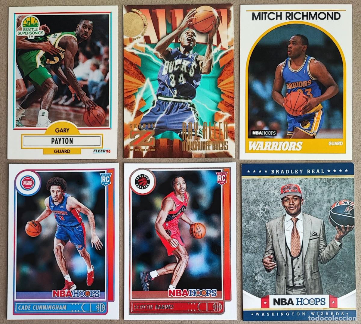Coleccionismo deportivo: Lote 10 RC cards NBA estrellas