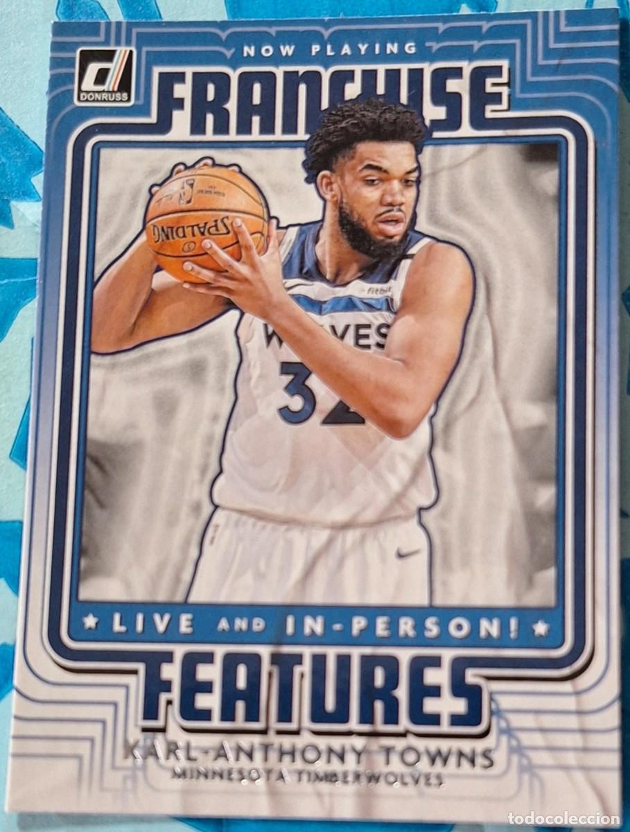 Coleccionismo deportivo: Karl-Anthony Towns Minnesota Timberwolves Panini Donruss Basketball Franchise Features
