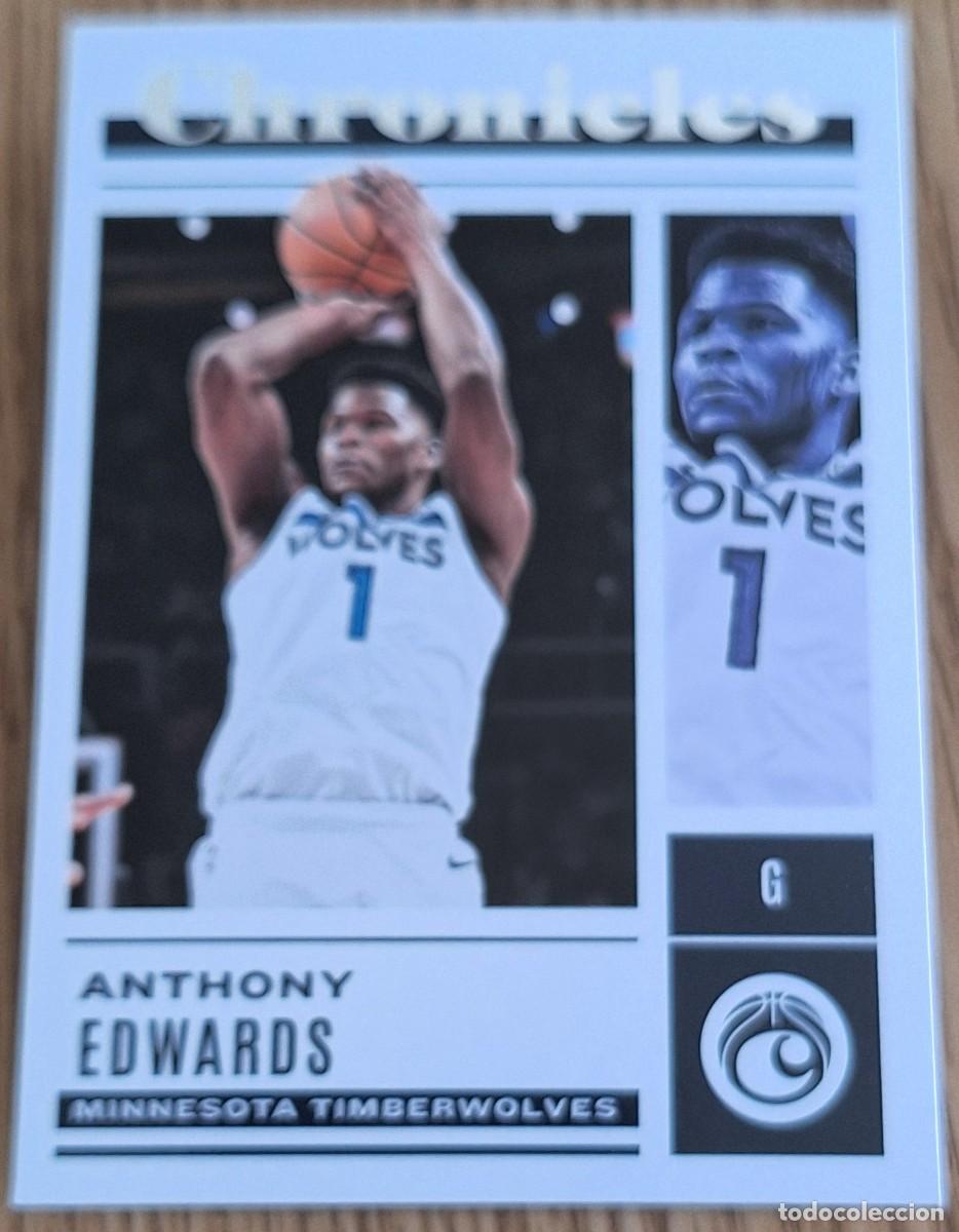 Coleccionismo deportivo: Anthony Edwards Minnesota Timberwolves Panini Chronicles Basketball