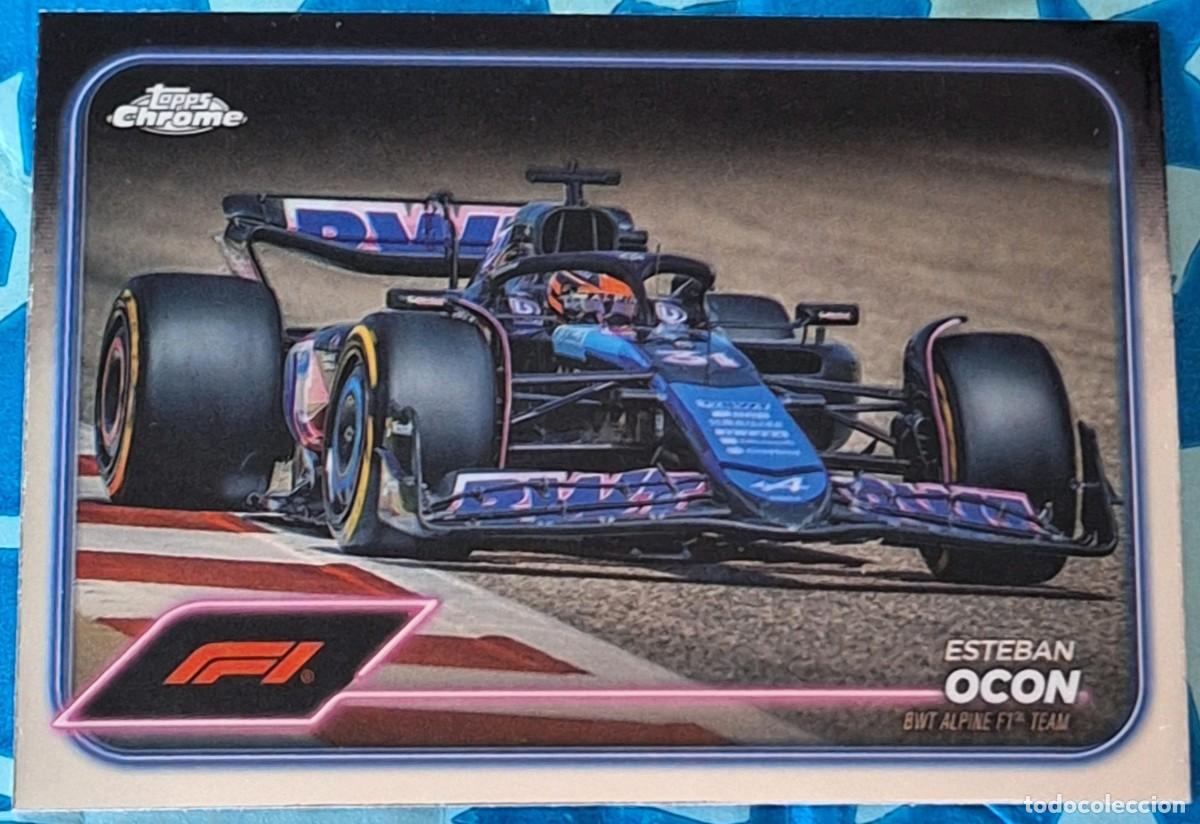 Coleccionismo deportivo: Esteban Ocon Alpine F1 Team Topps Chrome Formula 1 #81