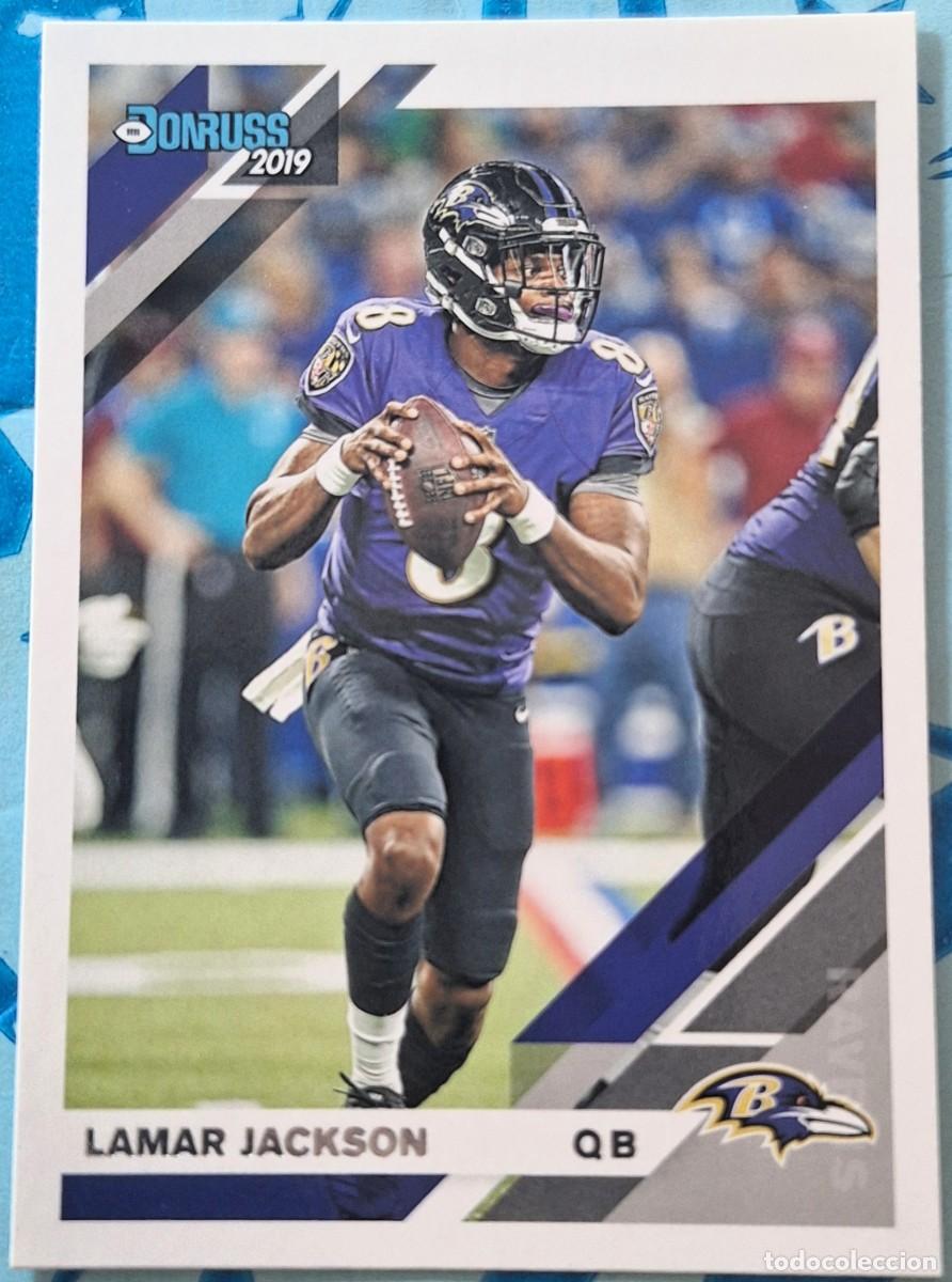 Coleccionismo deportivo: Lamar Jackson Baltimore Ravens Panini Donruss Football