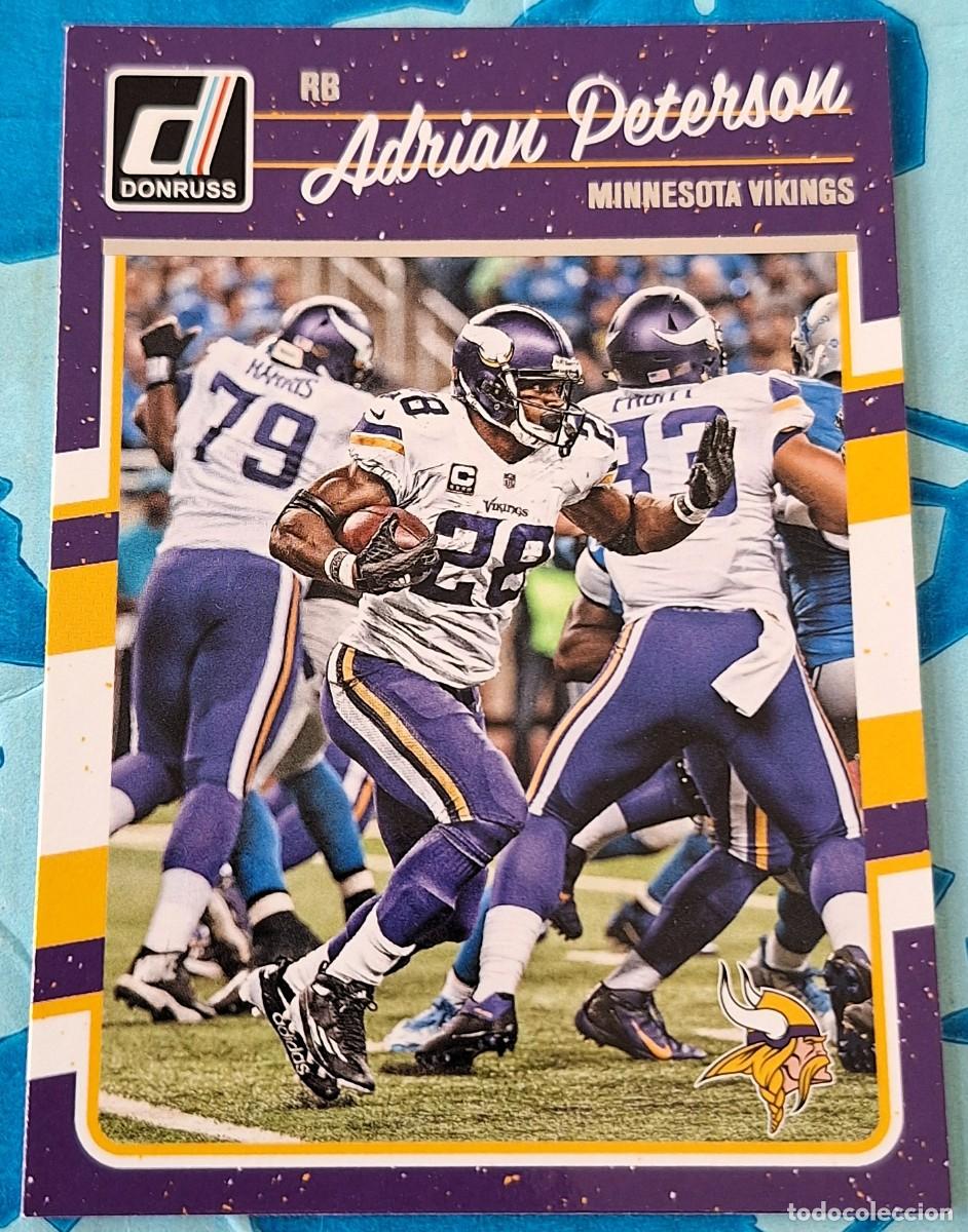 Coleccionismo deportivo: Adrian Peterson Minnesota Vikings Panini Donruss Football