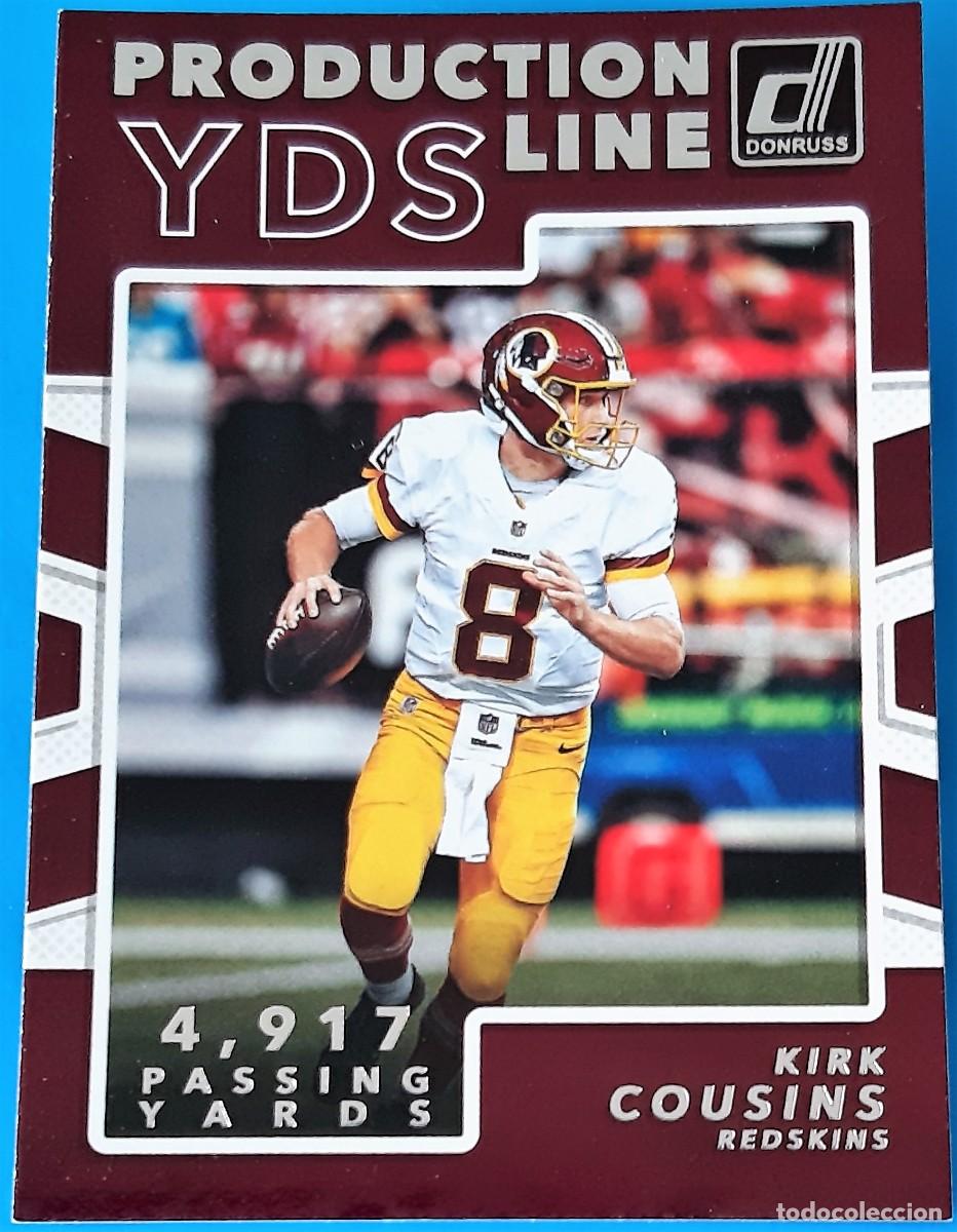 Coleccionismo deportivo: Kirk Cousins Washington Redskins Panini Donruss Football Production Line
