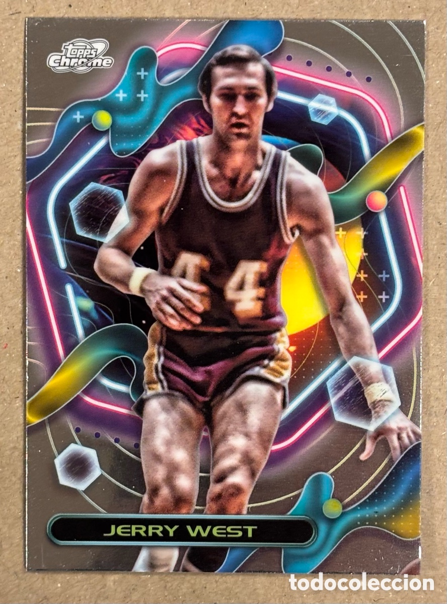 Coleccionismo deportivo: JERRY WEST (LOS ANGELES LAKERS). TARJETA HELIOS NBA TOPPS COSMIC CHROME BASKETBALL 2023/24.