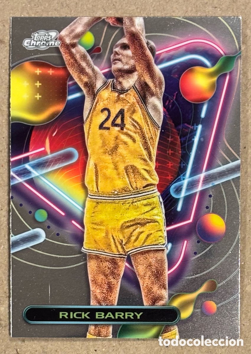 Coleccionismo deportivo: RICK BARRY (LOS ANGELES LAKERS). TARJETA HELIOS NBA TOPPS COSMIC CHROME BASKETBALL 2023/24.