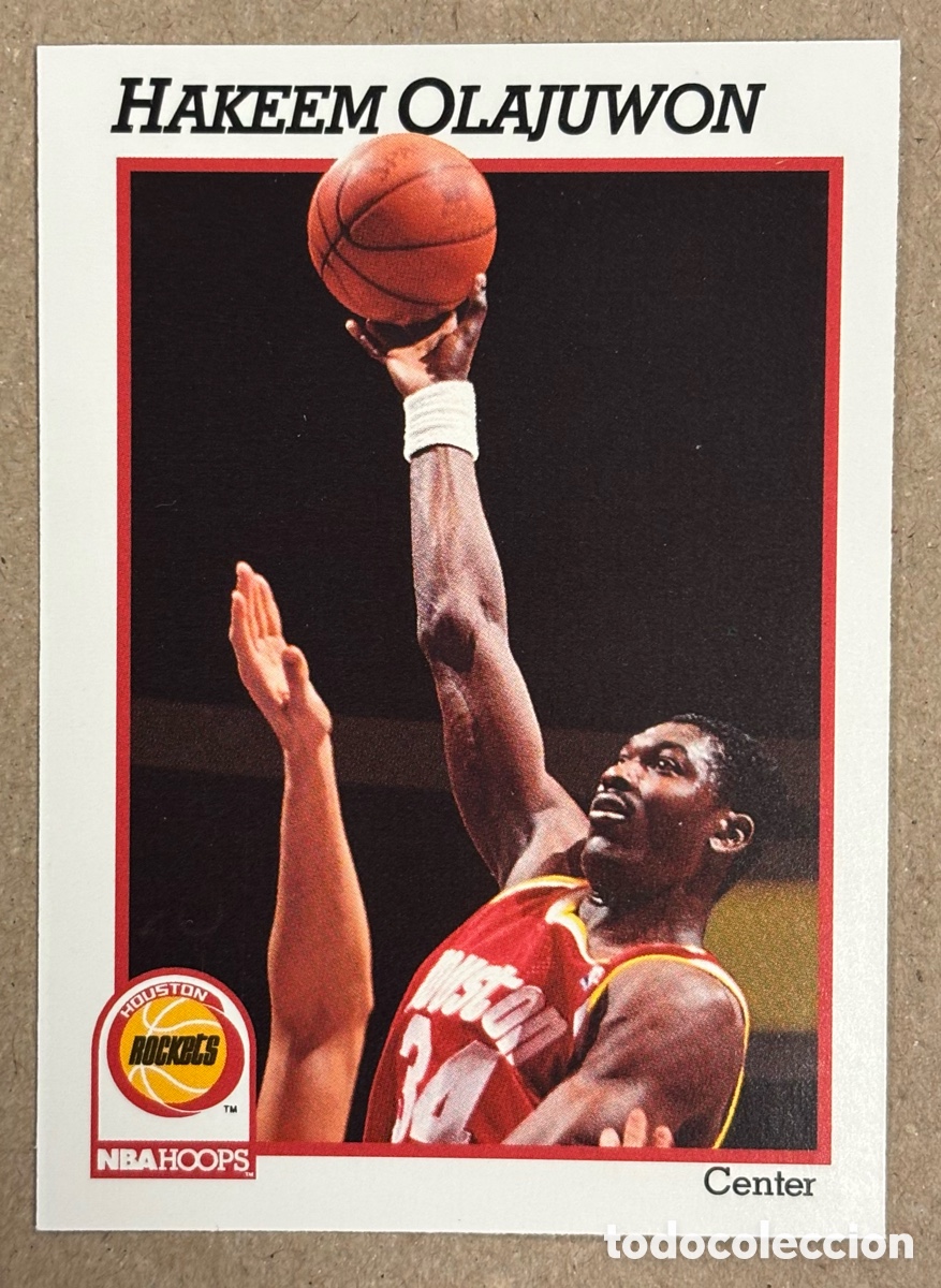 Coleccionismo deportivo: HAKEEM OLAJUWON (HOUSTON ROCKETS). CARTA COLECCI&Oacute;N NBA HOOPS 1991. #78.