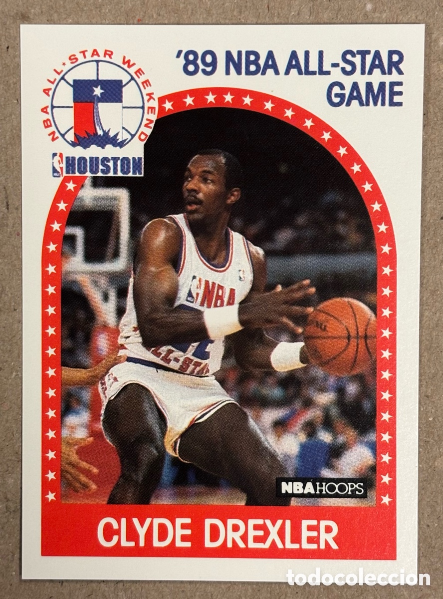 Coleccionismo deportivo: CLYDE DREXLER (PORTLAND TRAIL BLAZERS). CARTA ALL-STAR WEEKEND COLECCI&Oacute;N NBA HOOPS 1989. #69