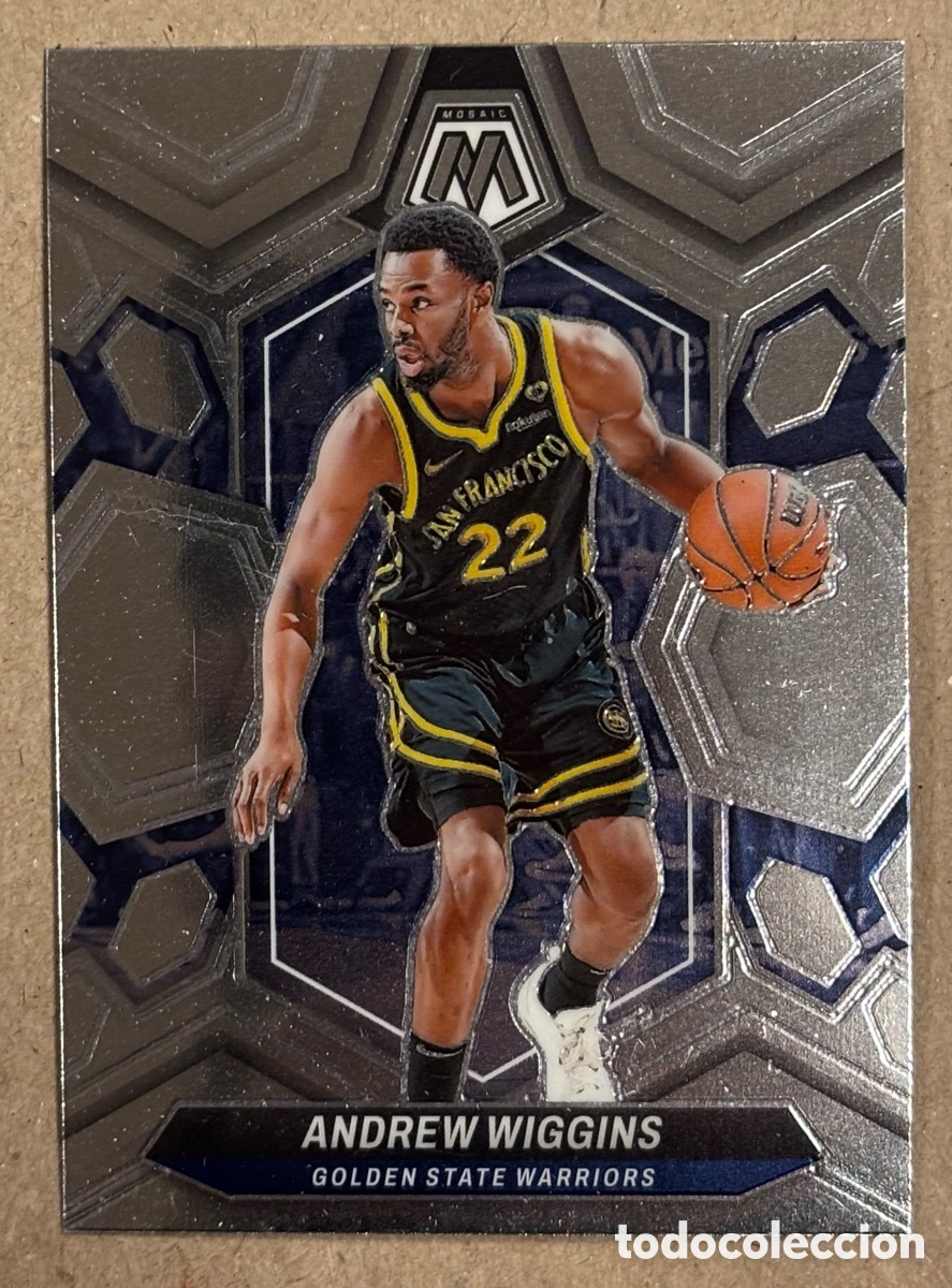 Coleccionismo deportivo: ANDREW WIGGINS (GOLDEN STATE WARRIORS). CARTA COLECCI&Oacute;N PANINI MOSAIC 2024. #101.