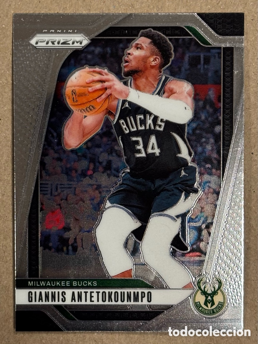 Coleccionismo deportivo: GIANNIS ANTETOKOUMPO (BUCKS). CARTA COLECCI&Oacute;N NBA PANINI PRIMZ 2024. #85.