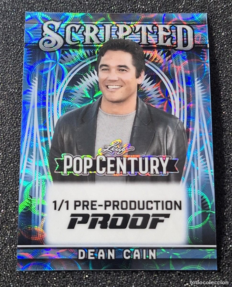 Coleccionismo deportivo: Dean Cain Superman Leaf Pop Century 1/1 Pre-Production Proof Scripted