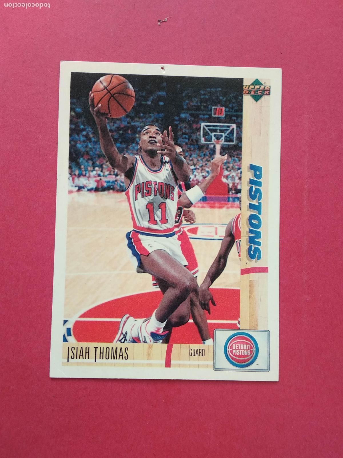 Coleccionismo deportivo: CROMOS UPPER DECK NBA BASKETBALL 91 92 1991 1992 CROMO N&ordm; 47 ISIAH THOMAS DETROIT PISTONS