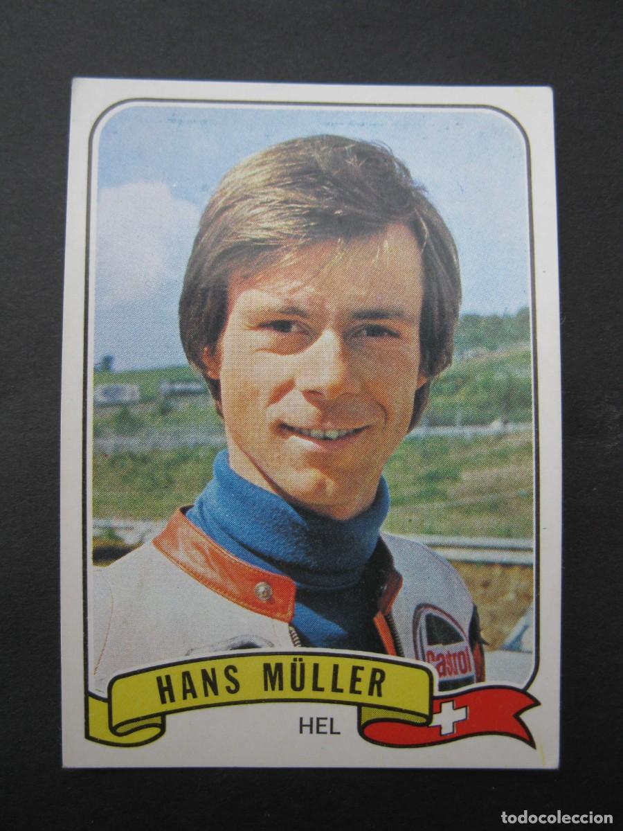 Coleccionismo deportivo: MOTO SPORT - CROMO N&ordm; 28 - HANS M&Uuml;LLER (HEL) - PANINI - NUNCA PEGADO.