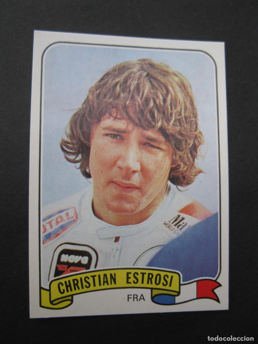 Coleccionismo deportivo: MOTO SPORT - CROMO N&ordm; 35 - CHRISTIAN ESTROSI (FRA) - PANINI - NUNCA PEGADO.