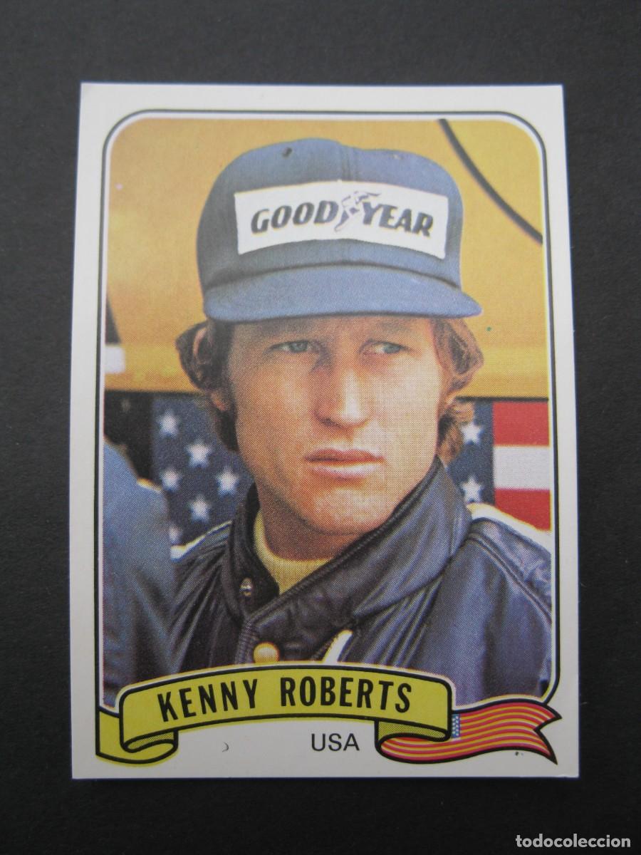 Coleccionismo deportivo: MOTO SPORT - CROMO N&ordm; 47 - KENNY ROBERTS (USA) - PANINI - NUNCA PEGADO.
