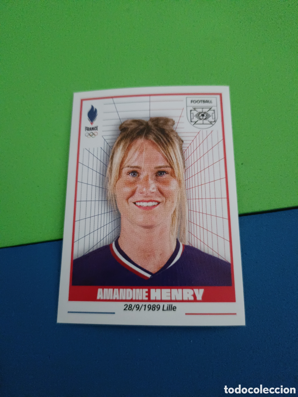 Coleccionismo deportivo: 228 Amandine Henry - Panini Equipe de France Olympique & Paral&iacute;mque