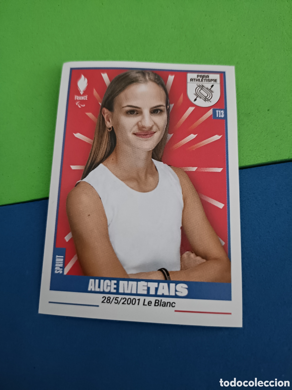Coleccionismo deportivo: 331 Alice M&ecirc;tais - Panini Equipe de France Olympique & Paral&iacute;mque