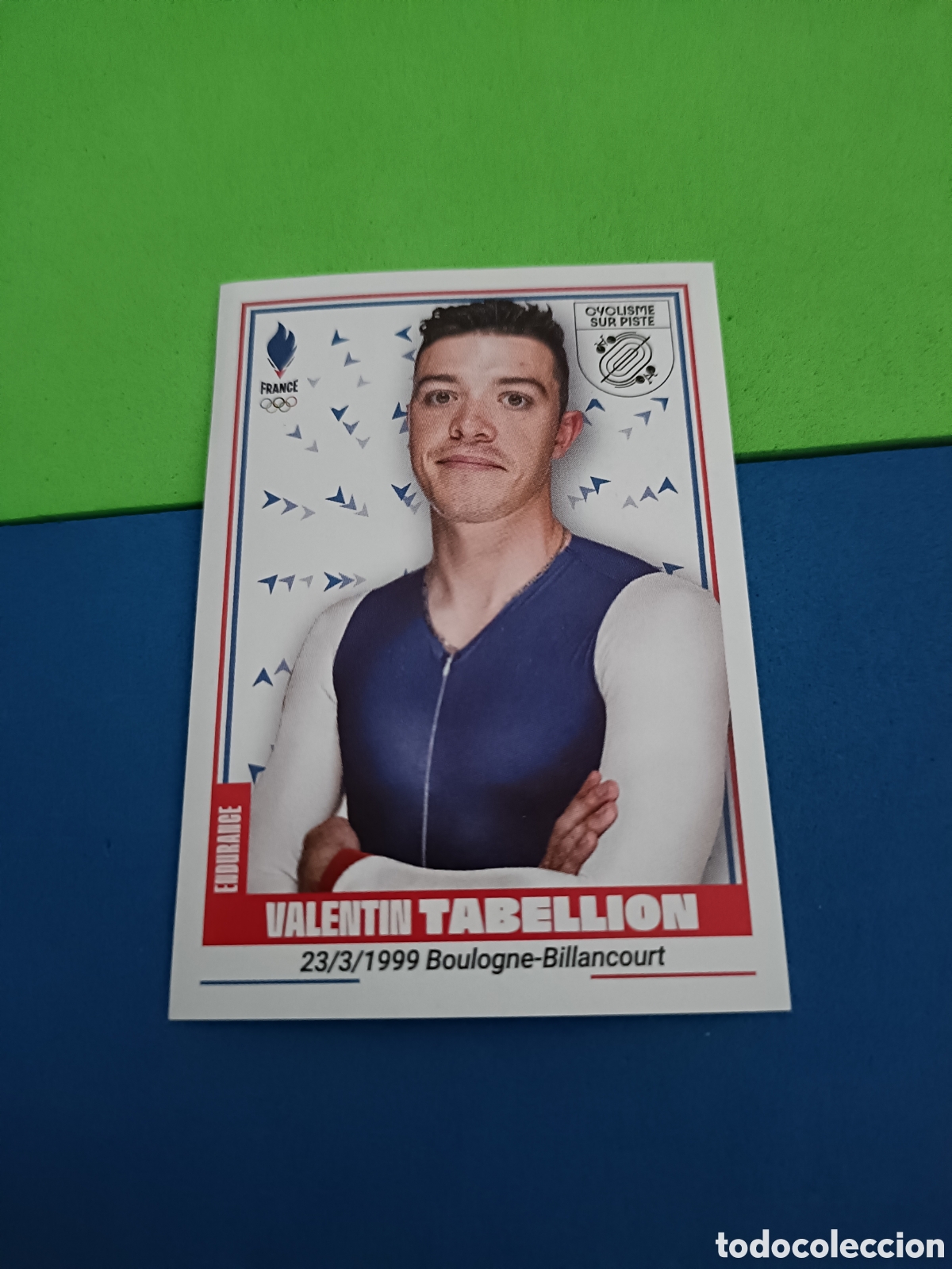 Coleccionismo deportivo: 128 Valentin Tabellion - Panini Equipe de France Olympique & Paral&iacute;mque