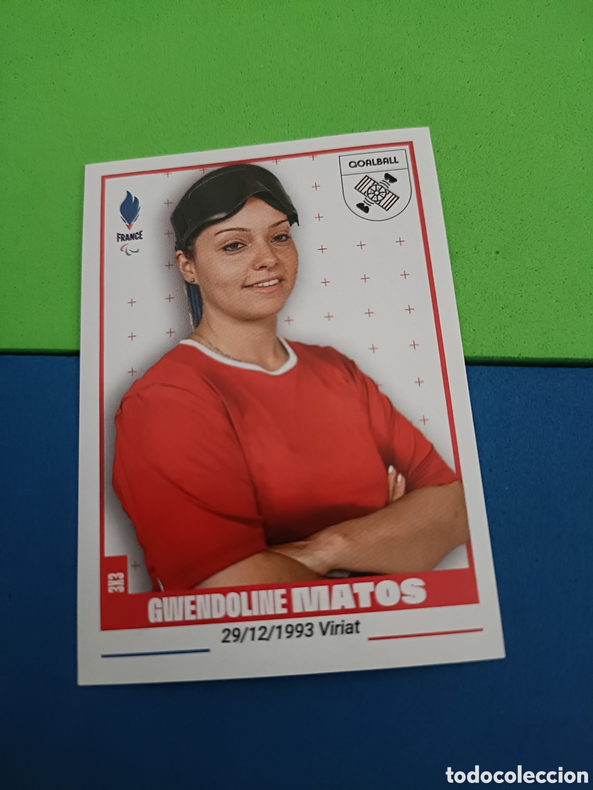 Coleccionismo deportivo: 405 Gwendoline Matos - Panini Equipe de France Olympique & Paral&iacute;mque