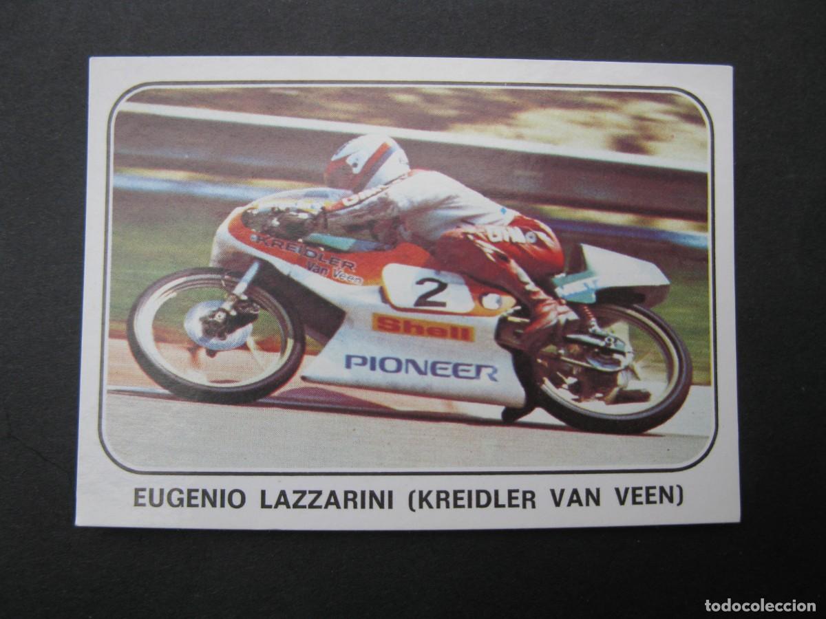 Coleccionismo deportivo: MOTO SPORT - CROMO N&ordm; 64 - EUGENIO LAZZARINI (KREIDLER VAN VEEN) - PANINI - NUNCA PEGADO.
