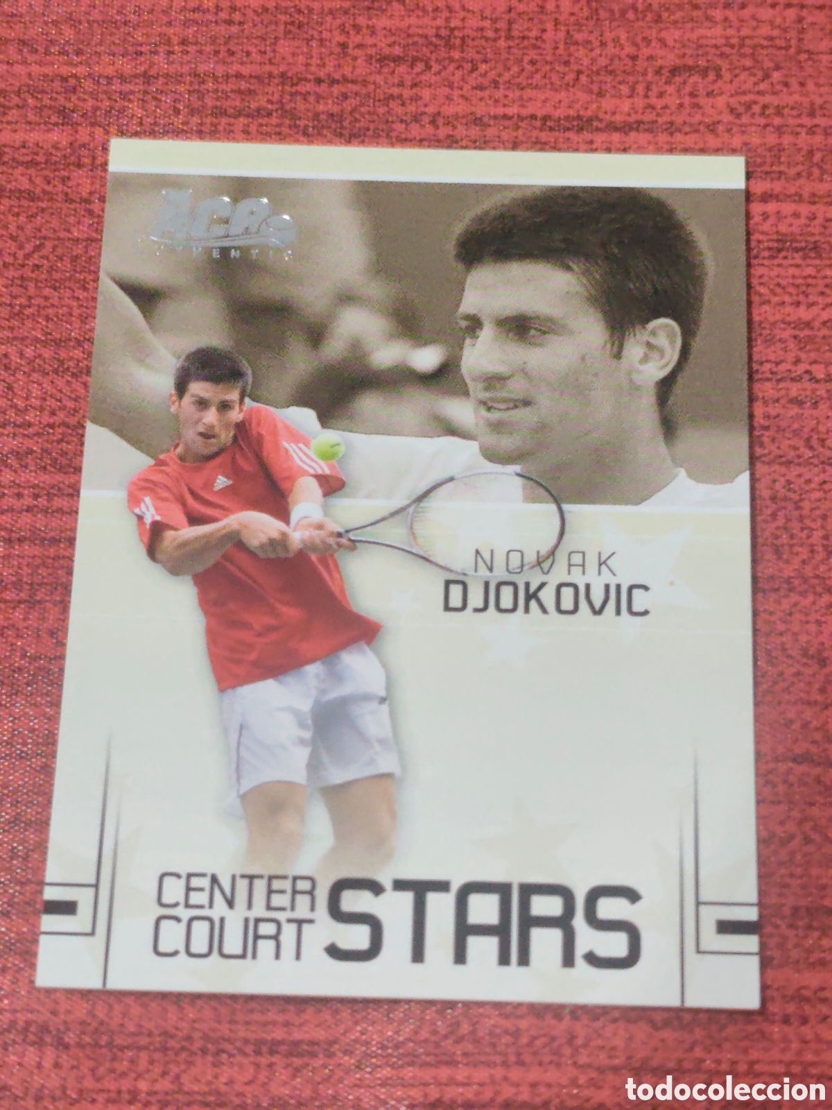 Sammelleidenschaft Sport: CARD NUMERADA 433/599 NOVAK DJOKOVIC ACE AUTHENTIC CENTER COURT STARS