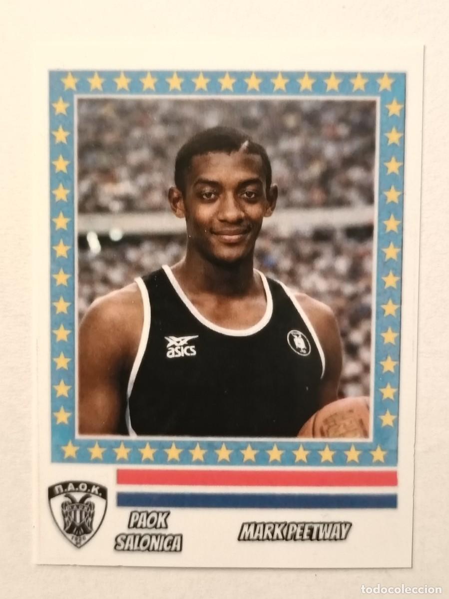 Coleccionismo deportivo: MARK PEETWAY (PAOK SALONICA) COPA KORAC 87/88 BALONCESTO