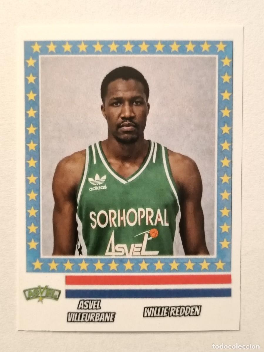 Coleccionismo deportivo: WILLIE REDDEN (ASVEL VILLEURBANNE) COPA KORAC 87/88 BALONCESTO