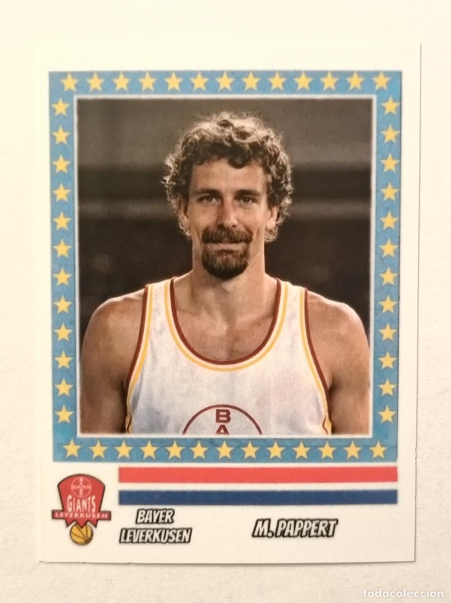 Coleccionismo deportivo: M. PAPPERT (BAYER LEVERKUSEN) RECOPA DE EUROPA 87/88 BALONCESTO