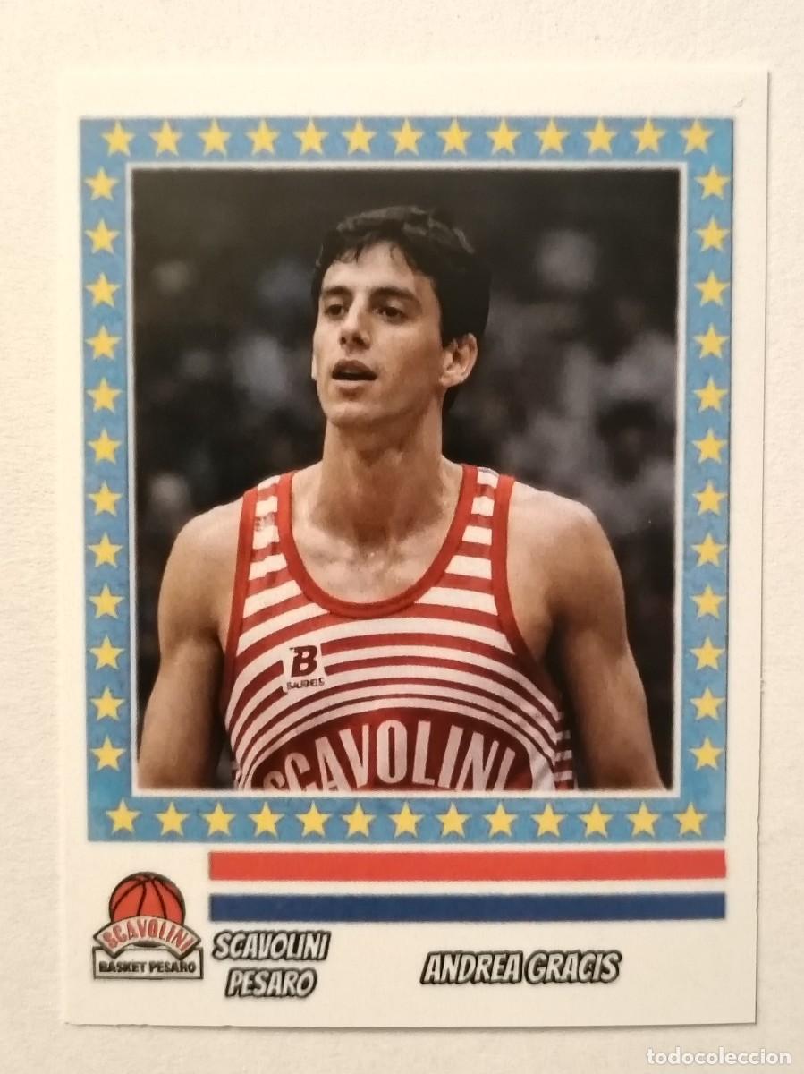Coleccionismo deportivo: ANDREA GRACIAS (SCAVOLINI PESARO) RECOPA DE EUROPA 87/88 BALONCESTO