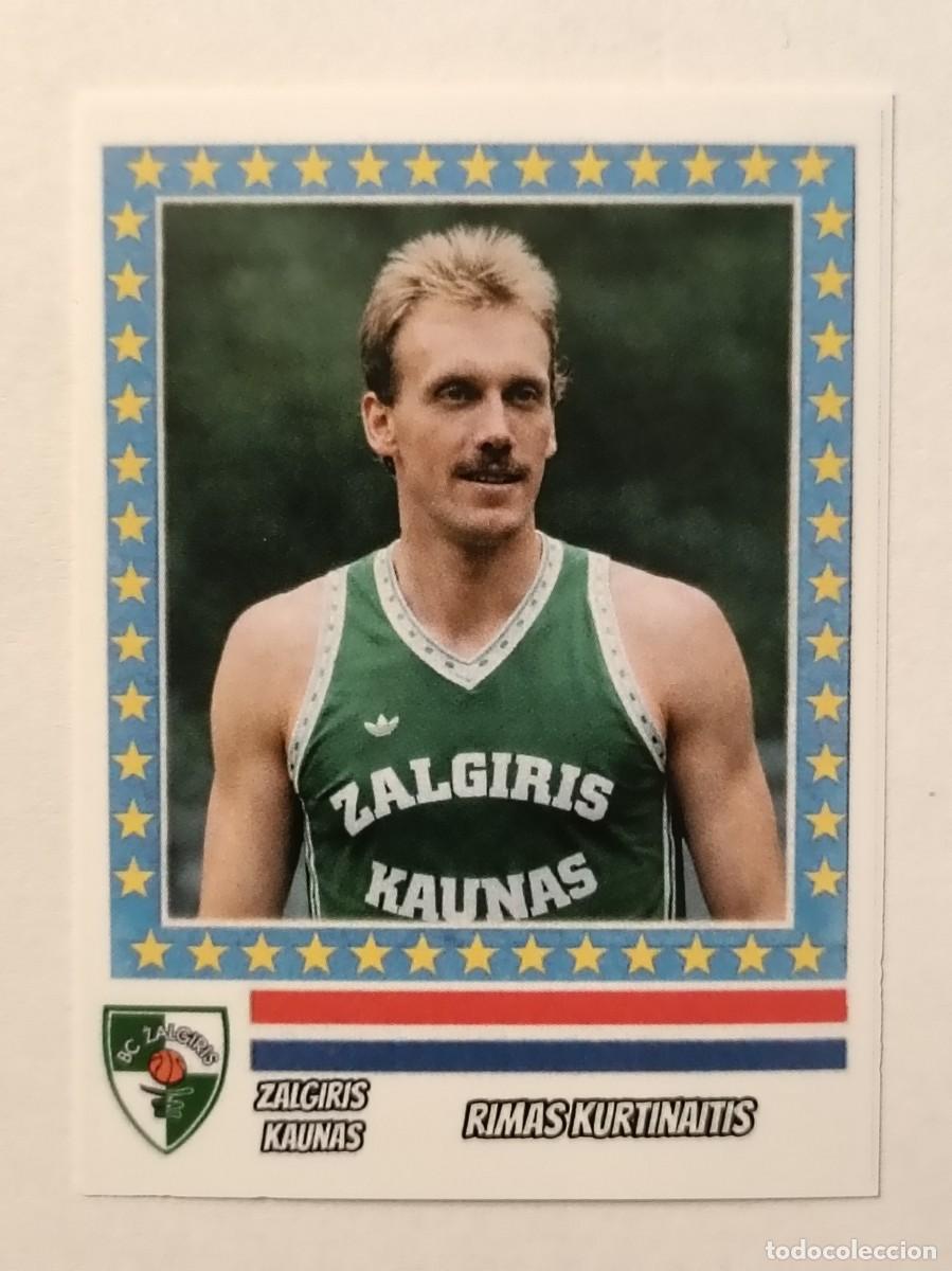Coleccionismo deportivo: RIMAS KURTINAITIS (ZALGIRIS KAUNAS) COPA KORAC 87/88 BALONCESTO